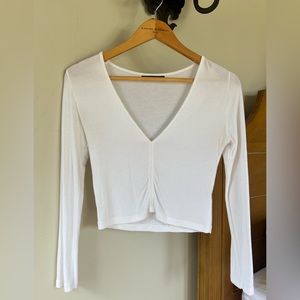 White brandy melville long sleeve